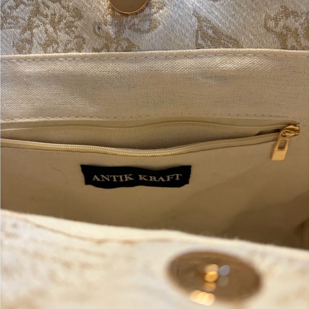 Antik Kraft Floral Women’s Bag/Tote and Pouch - Picture 3 of 10